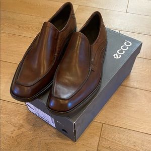 Ecco Windsor Mens Leather loafer/slip on shoes NEW